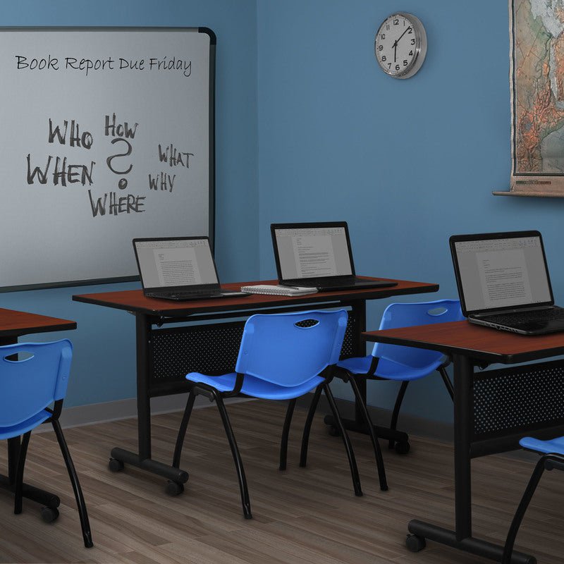 Regency M Lightweight Stackable Sturdy Breakroom Chair (Pack of 8) - SchoolOutlet