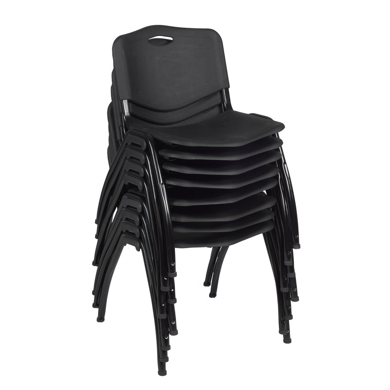 Regency M Lightweight Stackable Sturdy Breakroom Chair (Pack of 8) - SchoolOutlet