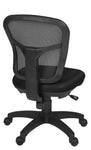 Regency Harrison Armless Mesh Back Task Chair with Breathable Ergonomic Support and Space - Saving Profile 18 - 23