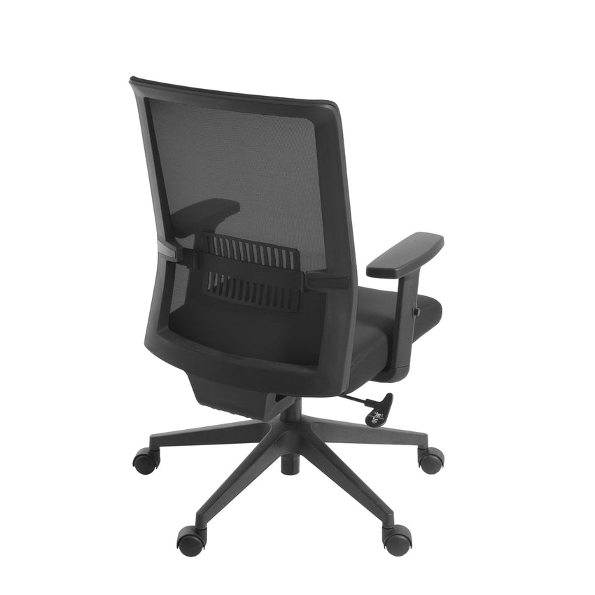 Regency Kodak Ergonomic Mesh Office Chair with Adjustable Lumbar Support and Personalized Arm Positioning 22"H (REG - 5656BK) - SchoolOutlet