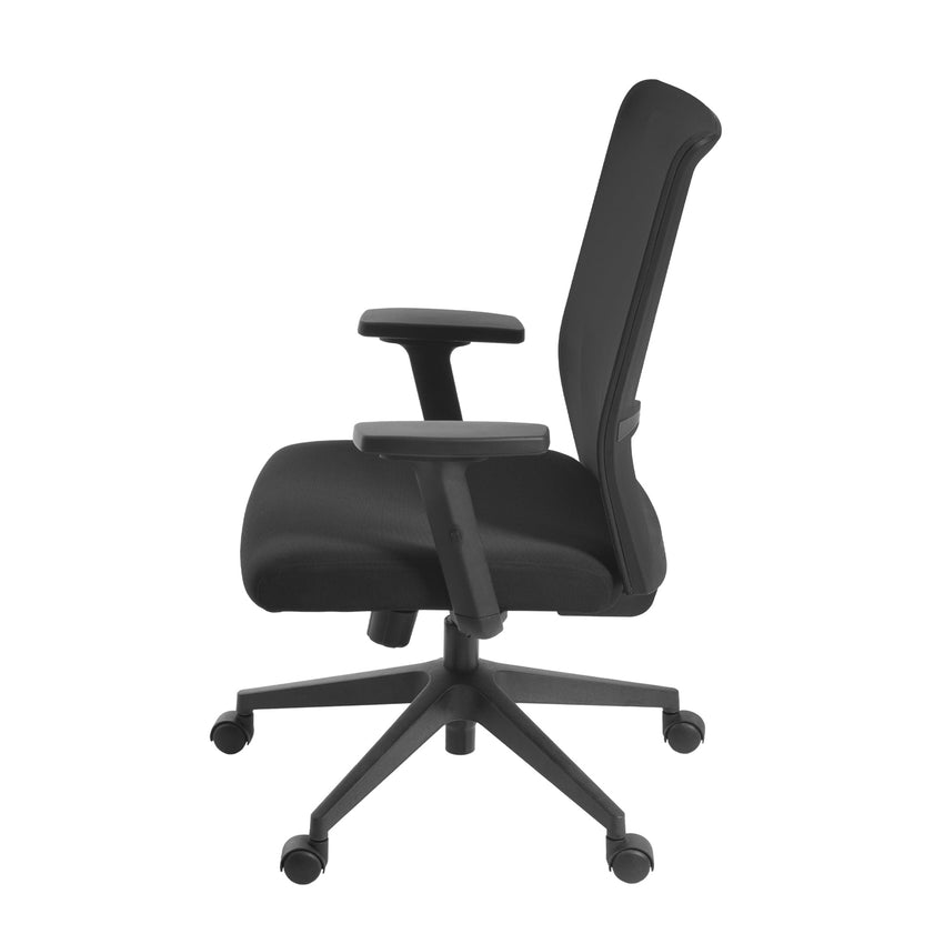 Regency Kodak Ergonomic Mesh Office Chair with Adjustable Lumbar Support and Personalized Arm Positioning 22"H (REG - 5656BK) - SchoolOutlet