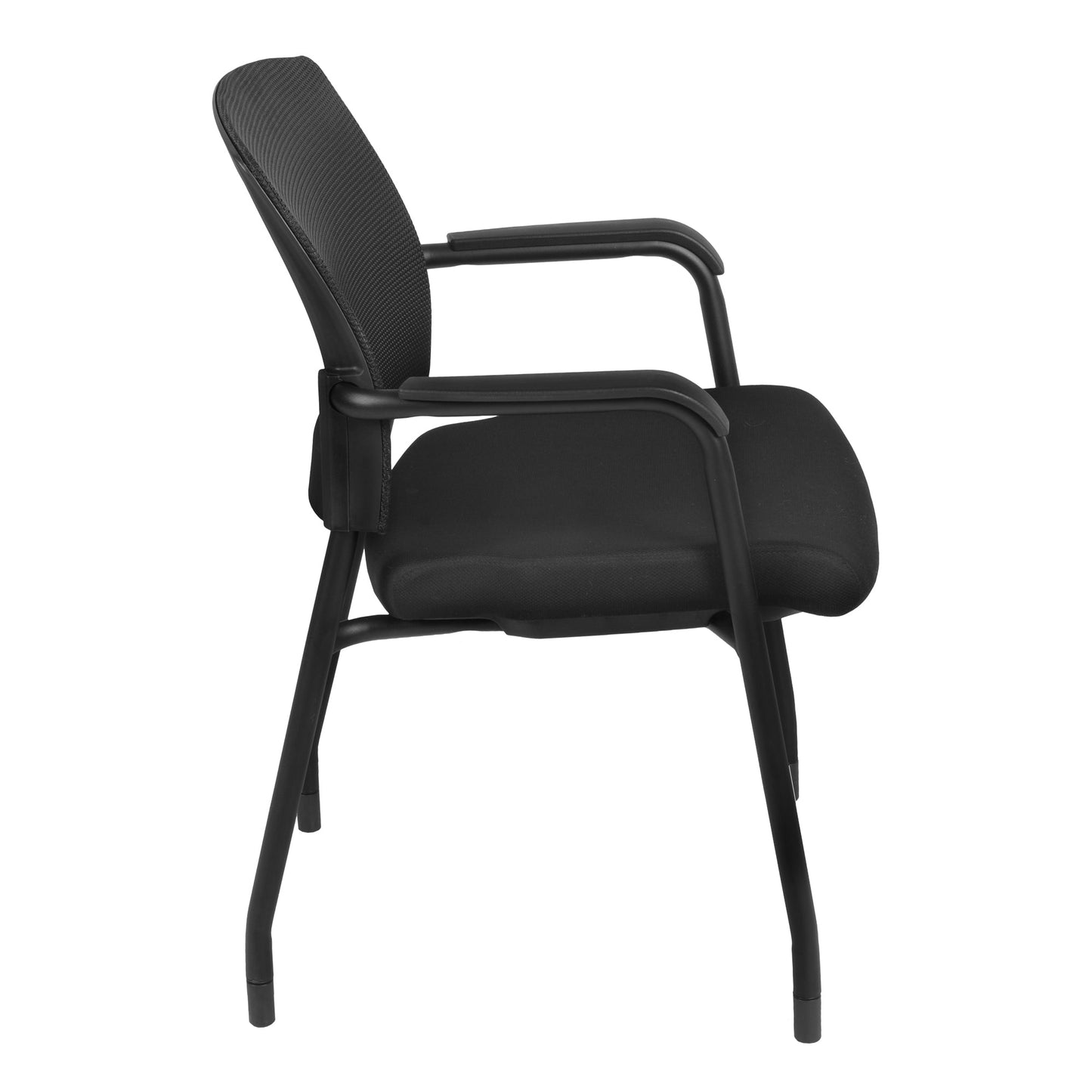 Regency Knight 12 - Pack Multi - Purpose Mesh Back Training Room Chairs with Reinforced Steel Frames 17"H (REG - 5675XBK12PK) - SchoolOutlet