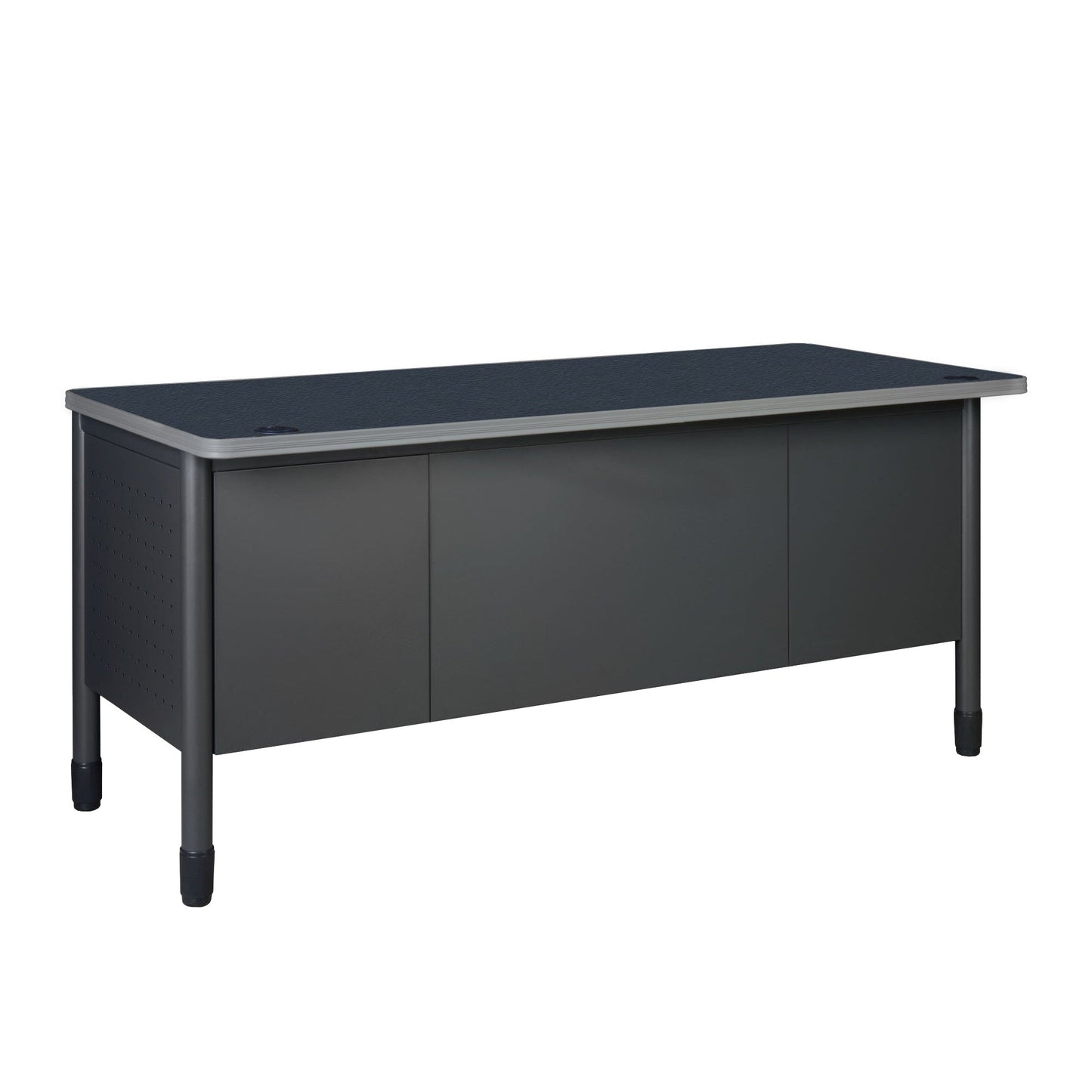 Regency Mesa Steel Double Pedestal Teacher's Office Desk with Center Drawer 60" x 30" (REG - 66348SPCD - DP) - SchoolOutlet