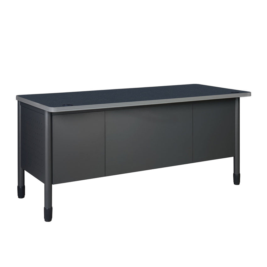 Regency Mesa Steel Double Pedestal Teacher's Office Desk with Center Drawer 60" x 30" (REG - 66348SPCD - DP) - SchoolOutlet