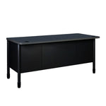 Regency Mesa Steel Double Pedestal Teacher's Office Desk with Center Drawer 60