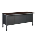 Regency Mesa Steel Double Pedestal Teacher's Office Desk with Center Drawer 60