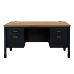 Regency Mesa Steel Double Pedestal Teacher's Office Desk 60