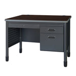 Regency Mesa Steel Single Pedestal Teacher's Office Desk with Center Drawer 48