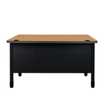 Regency Mesa Steel Single Pedestal Teacher's Office Desk with Center Drawer 48