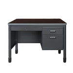 Regency Mesa Steel Single Pedestal Teacher's Office Desk with Center Drawer 48
