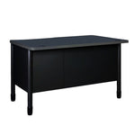 Regency Mesa Steel Single Pedestal Teacher's Office Desk with Center Drawer 48