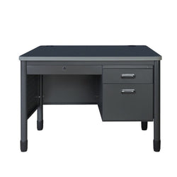 Regency Mesa Steel Single Pedestal Teacher's Office Desk with Center Drawer 48" x 30"  (REG-66348SPCD)