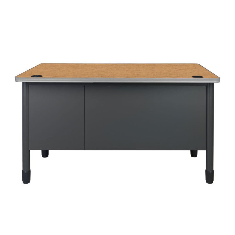 Regency Mesa Steel Single Pedestal Teacher's Office Desk 48" x 30" (66348SPMO) - SchoolOutlet