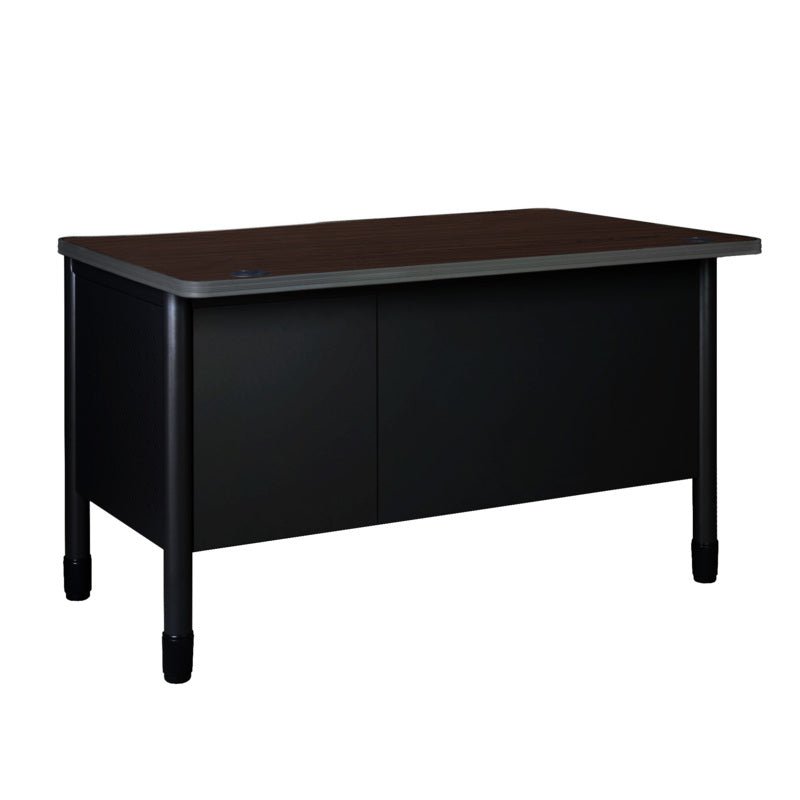 Regency Mesa Steel Single Pedestal Teacher's Office Desk 48" x 30" (REG - 66348SPCD) - SchoolOutlet