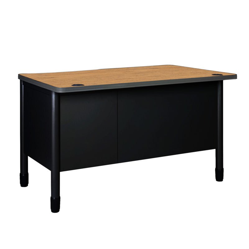 Regency Mesa Steel Single Pedestal Teacher's Office Desk 48" x 30" (REG - 66348SPCD) - SchoolOutlet