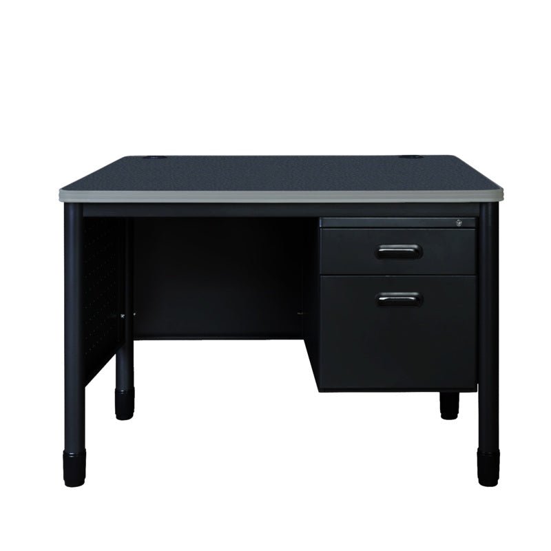 Regency Mesa Steel Single Pedestal Teacher's Office Desk 48" x 30" (REG - 66348SPCD) - SchoolOutlet