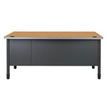 Regency Mesa Steel Single Pedestal Teacher's Office Desk with Center Drawer 60