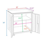 Regency Mesa Steel Mobile Locking Utility/Fax/Copy Table 30