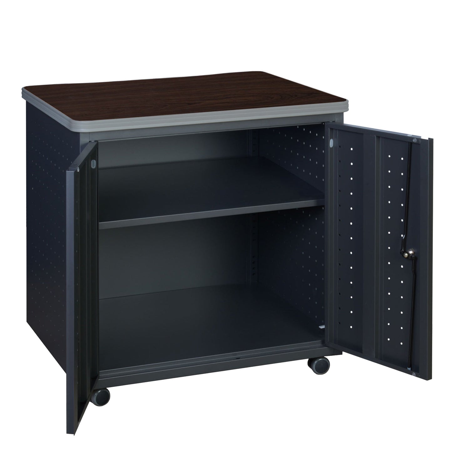 Regency Mesa Steel Mobile Locking 2 - Door Storage Utility Cabinet 30" x 23.25" (REG - 66746SC) - SchoolOutlet