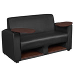 Regency Supernova Tablet Arm Loveseat w/ Storage - SchoolOutlet