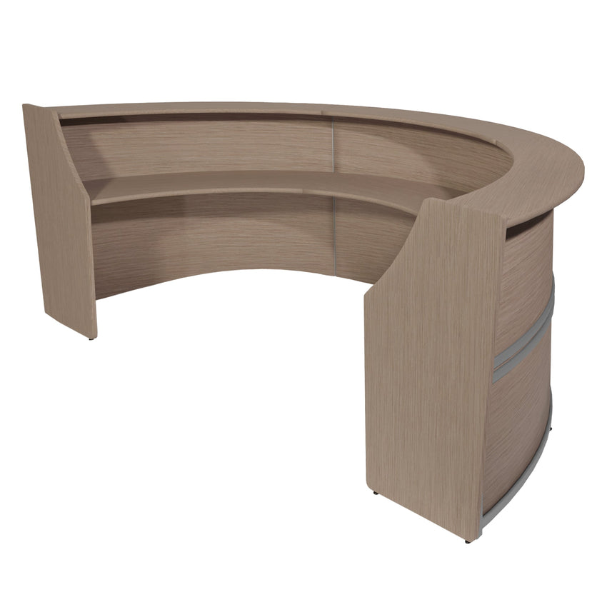 Regency Triple Regency Marque Triple-Unit Reception Curved Desk Workstation 143.50