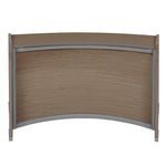 Regency Marque Curved ADA Compliant Reception Station Standalone or Add - On - Noble Oak - 42