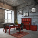 Regency Ivy League Seating Traditional Chair Swivel Timeless Spindle - Back Design with High - Mobility Rolling Base 18 - 21