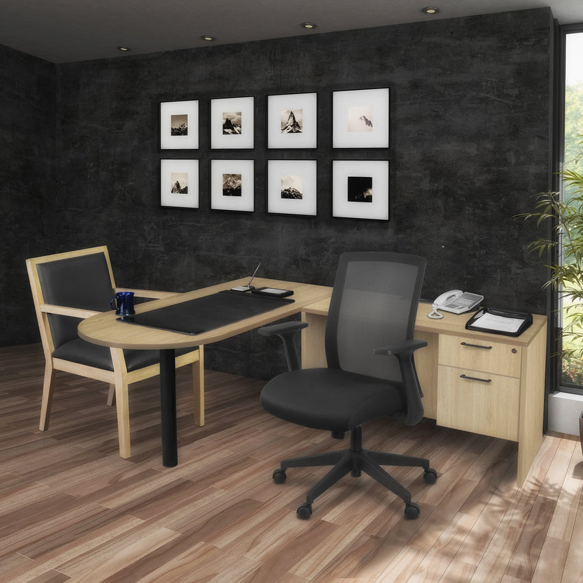 Regency Regent WallGuard Guest and Reception Waiting Room Wood Side Chair Seating Side and Guest 19"H (REG - 9875XXX) - SchoolOutlet