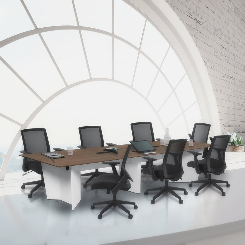 Regency Array 144" Conference Table with Power Data Grommet (REG - ACT14448) - SchoolOutlet