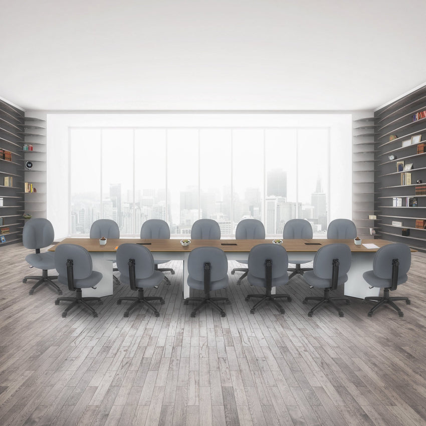 Regency Array 192" Conference Table with Power Data Grommet (REG - ACT19248) - SchoolOutlet