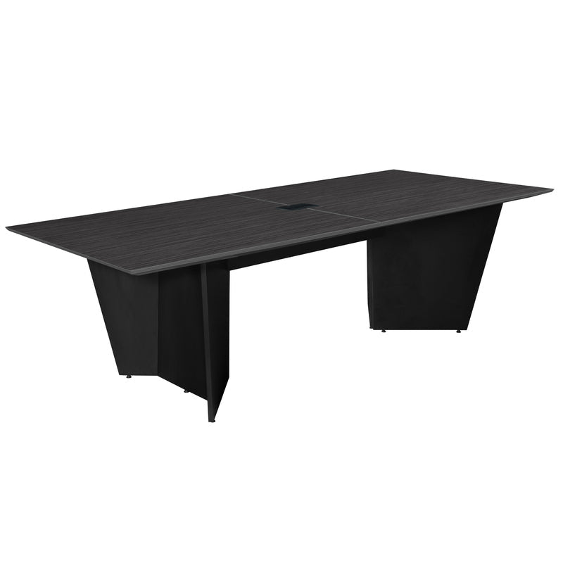 Regency Array 96"L Conference Table with Power Data Grommet - Noble Oak Top - SchoolOutlet