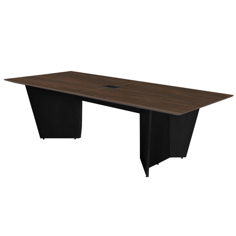 Regency Array 96"L Conference Table with Power Data Grommet - Noble Oak Top - SchoolOutlet