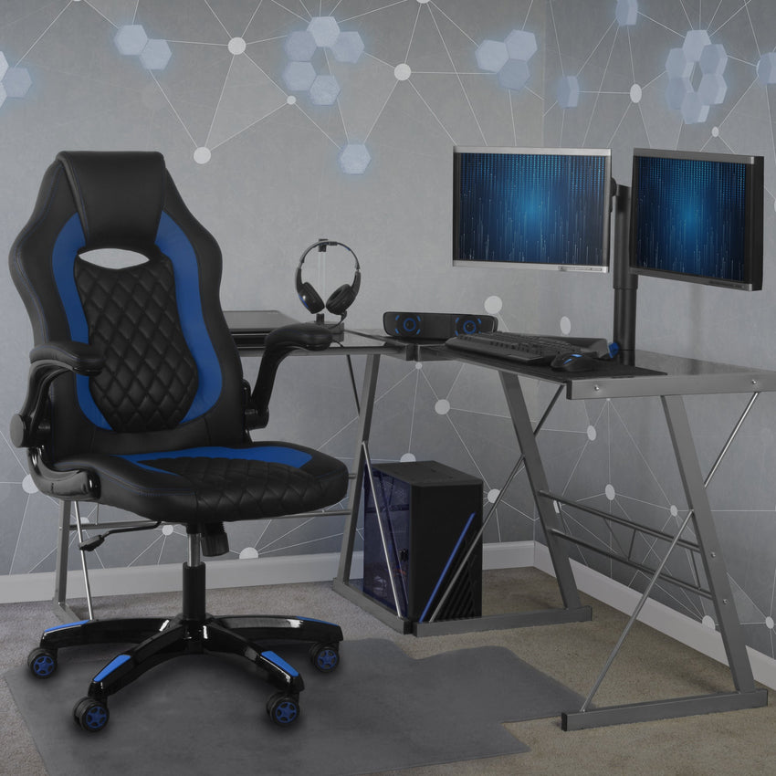 Regency AON Archeus Ergonomic Gaming Chair Seating Swivel with High - Back Contoured Support and Advanced Performance Adjustability 17 - 21.5"H (REG - AON001) - SchoolOutlet