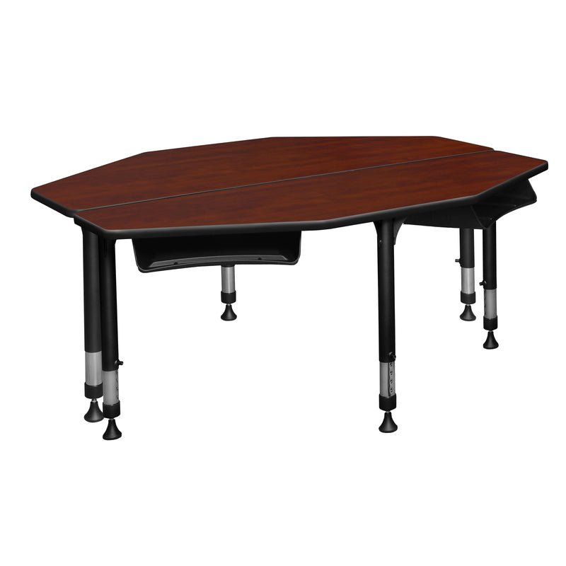 Regency I - Promise 2 Student Classroom Desk with Book Storage - SchoolOutlet