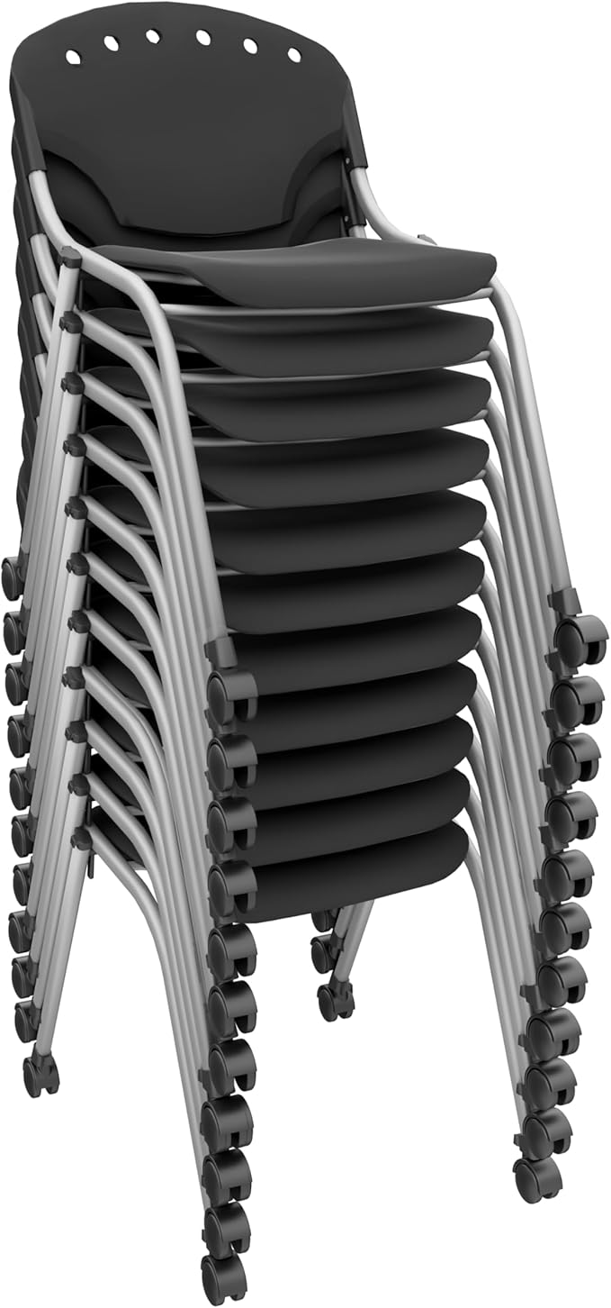 Regency Rico Classroom Training Stack Chair Armless - 11 Pack - (REG - 305 - 11PK) - SchoolOutlet