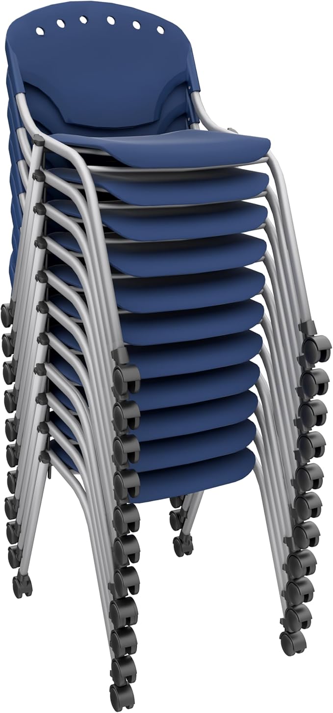 Regency Rico Classroom Training Stack Chair Armless - 11 Pack - (REG - 305 - 11PK) - SchoolOutlet