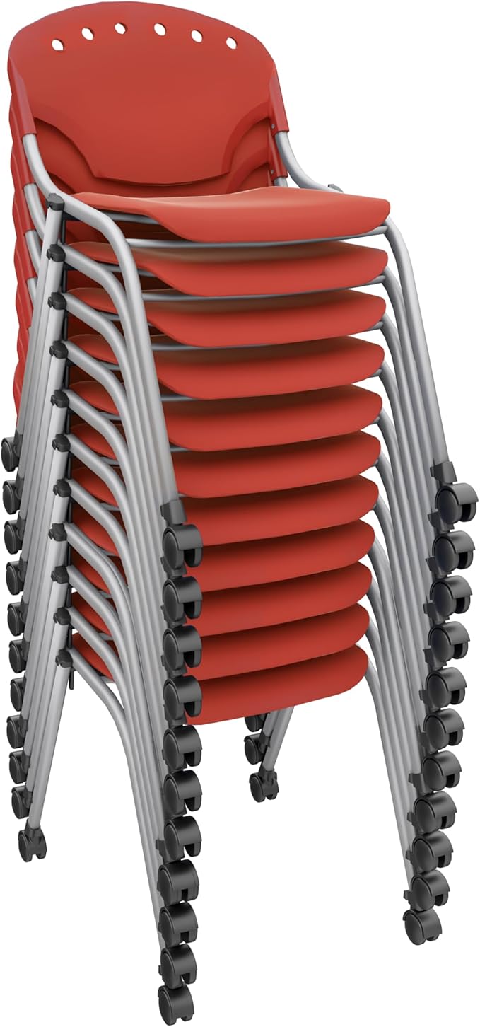 Regency Rico Classroom Training Stack Chair Armless - 11 Pack - (REG - 305 - 11PK) - SchoolOutlet