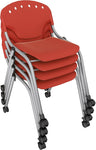Regency Rico Classroom Training Stack Chair Armless - 4 Pack - (REG - 305 - 4PK) - SchoolOutlet
