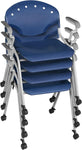 Regency Rico Classroom Training Stack Chair with Arms - 4 Pack - (REG - 306 - 4PK) - SchoolOutlet