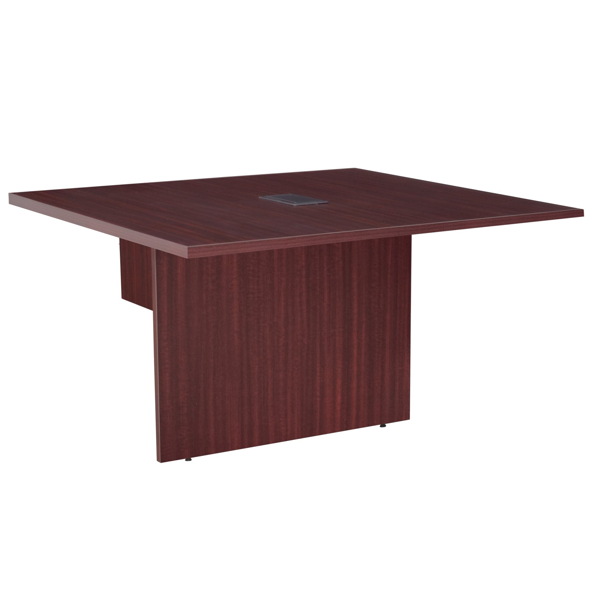 Regency Legacy 4 ft Racetrack Conference Table Extension with Charging Port - SchoolOutlet