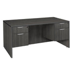 Regency Legacy 66 x 30 in. Office Desk with Double Pedestal Drawer Unit - SchoolOutlet