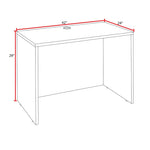 Regency Legacy 42 in. Desk Shell - Noble Oak - SchoolOutlet