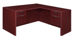 Regency Legacy L Desk with Double Pedestal Drawer Unit Corner Desks Legacy and Professional Laminate Finish 71