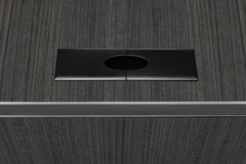 Regency Legacy L Desk with Double Pedestal Drawer Unit Corner Desks and High - Performance Commercial Laminate Surface 71"W x 70"D x 29"H (REG - LLD7135) - SchoolOutlet