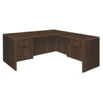 Regency Legacy L Desk with Double Pedestal Drawer Unit Corner Desks and High - Performance Commercial Laminate Surface 71