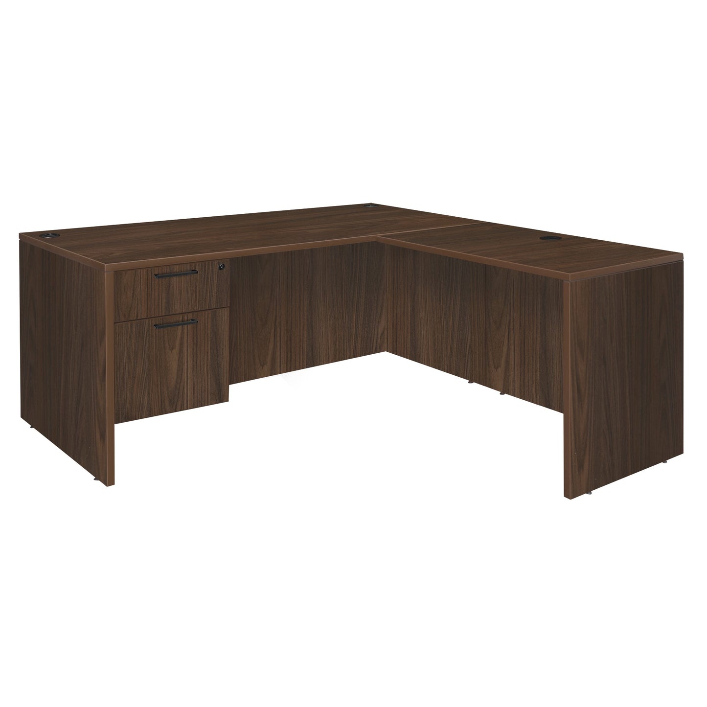 Regency Legacy Executive Reversible L - Shaped Desk with Single Pedestal 71"W x 59"D x 29"H (REG - LLDSP7124) - SchoolOutlet