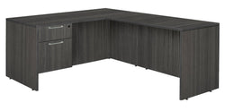 Regency Legacy Executive Corner L-Shaped Desk with Single Pedestal 71"W x 82"D x 29"H (REG-LLDSP713547)