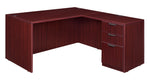 Regency Legacy Executive Architectural Corner L - Shaped Desk with Single Full Pedestal 71