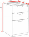 Regency Legacy Executive Under - Desk Storage Pedestal with 2 - File 1 - Box Drawer 15