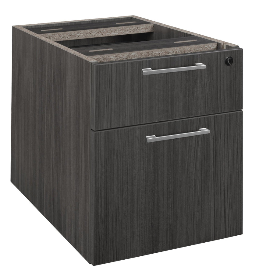 Regency Legacy Modular Under - Desk Pedestal with 1 - Box 1 - File Drawer 15.5"W x 22"D x 20"H (REG - LPBF22) - SchoolOutlet